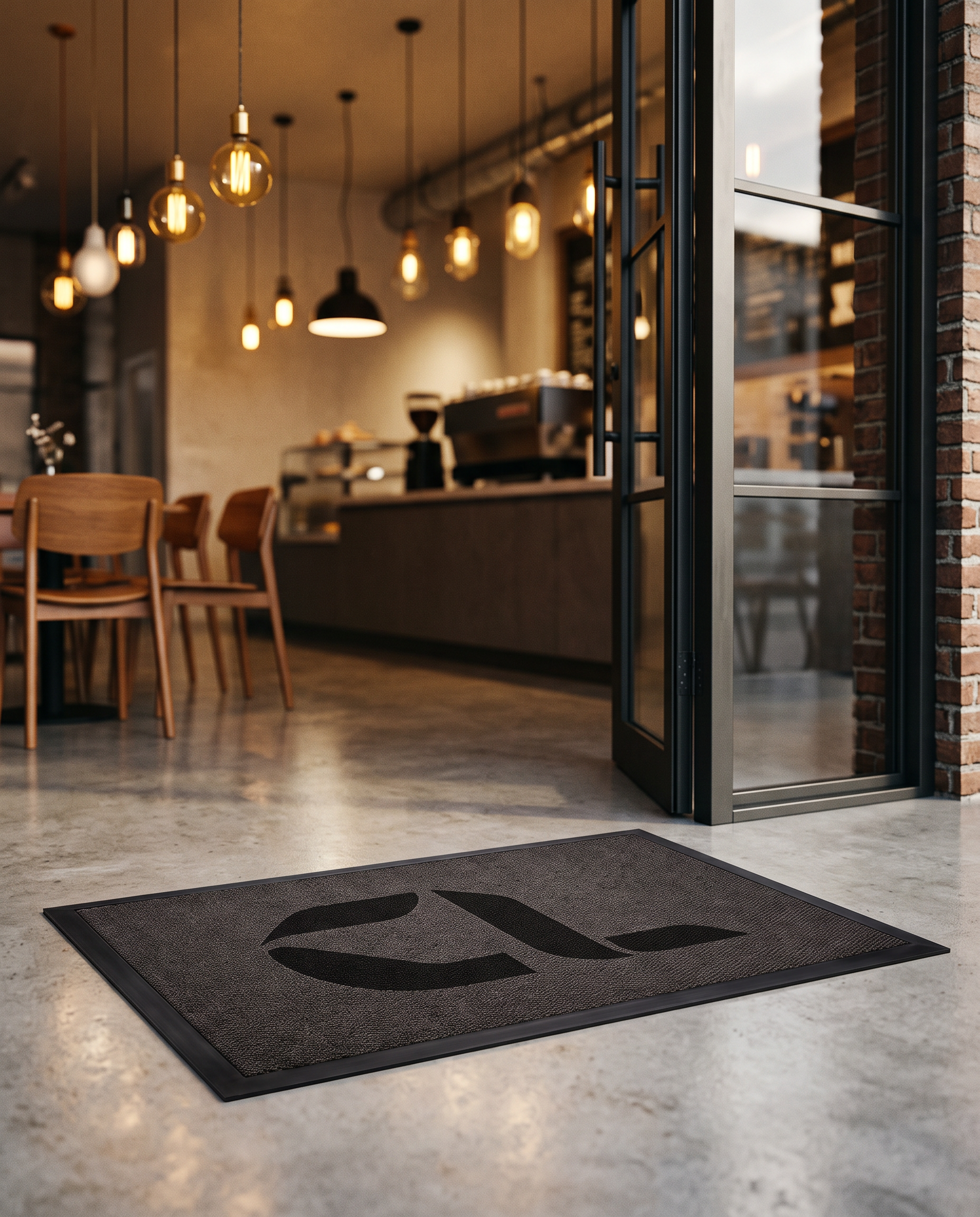 Logo-Teppich für die Gastronomie